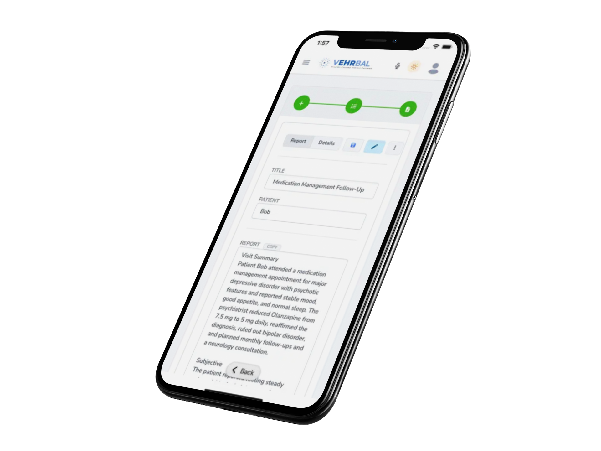 WebShuttle mobile interface
